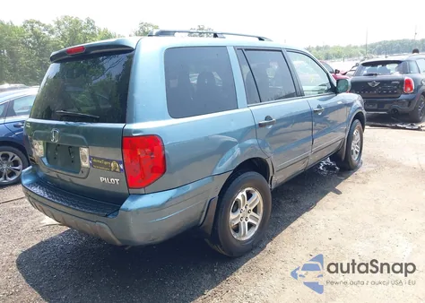 2005 Honda Pilot Ex-L from USA, damaged, VIN 5FNYF185X5B045575